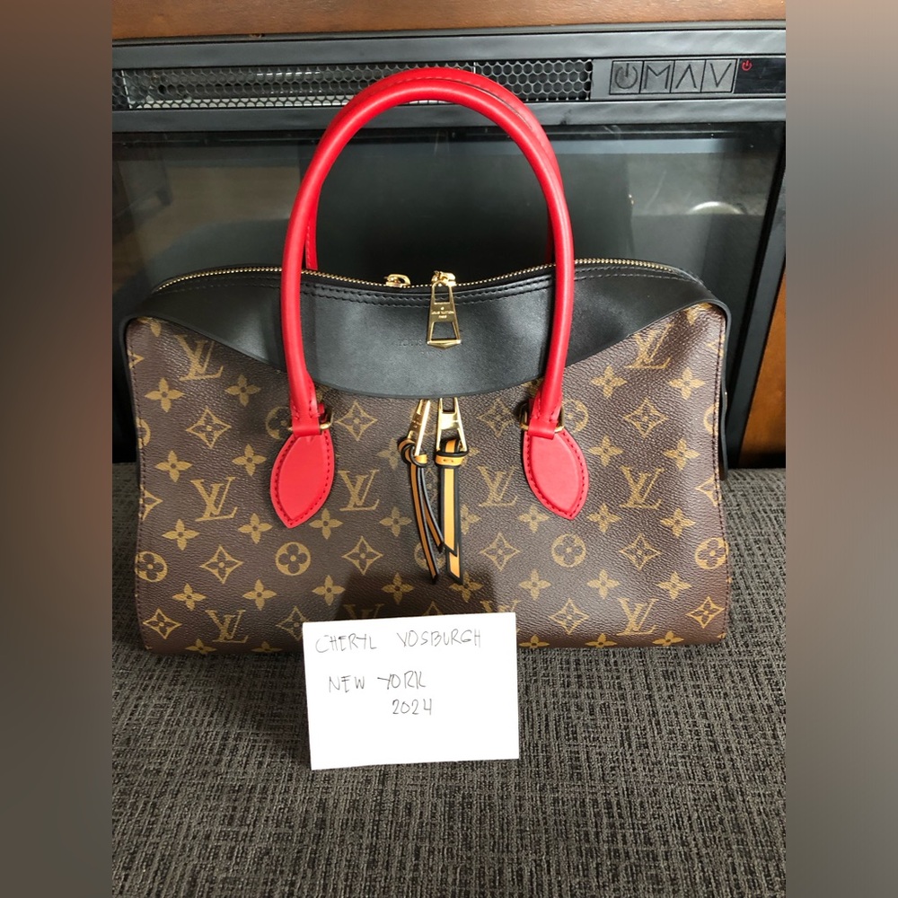 Monogram Canvas And Tricolor Leather Tuileries NM Bag.